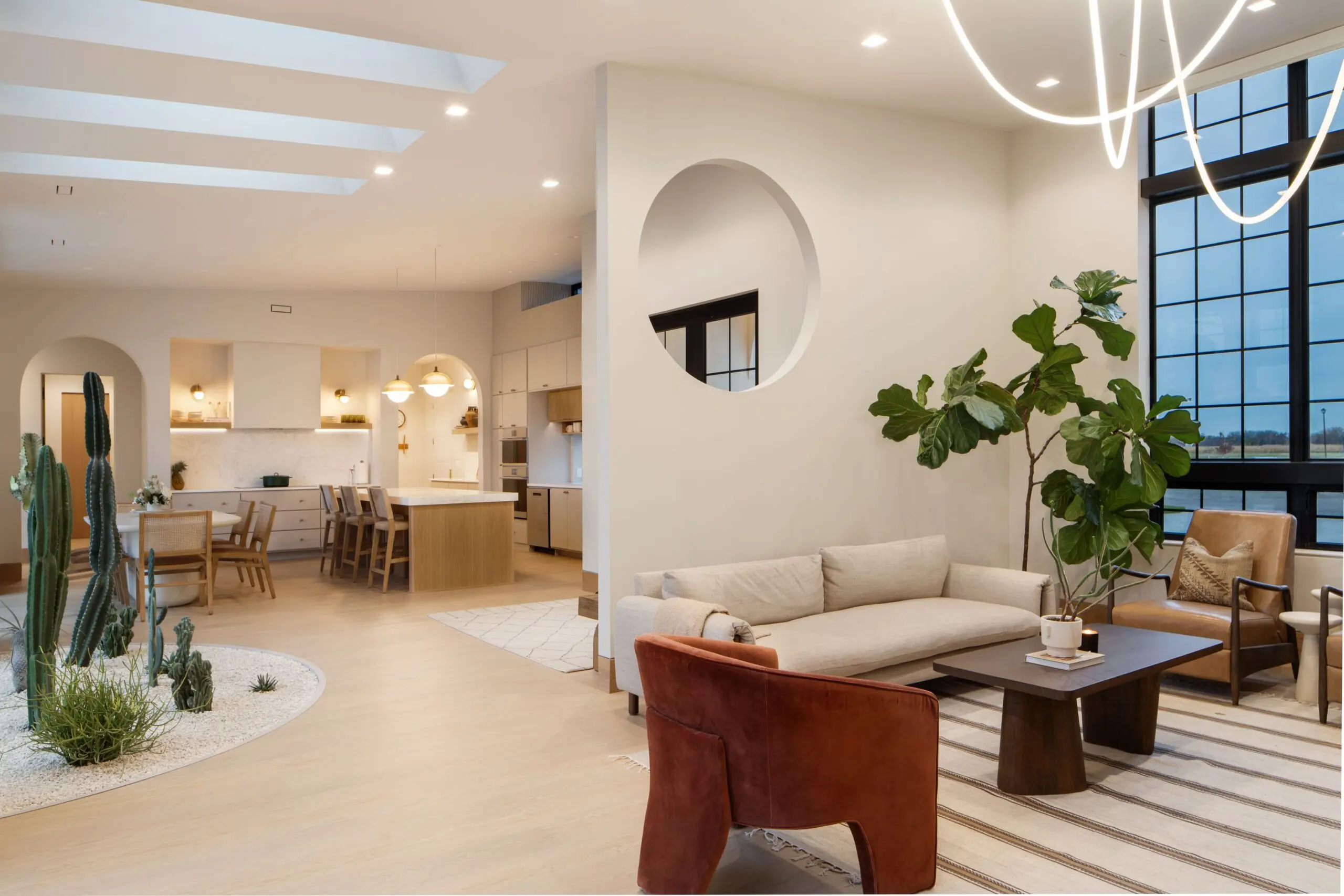 Southwest Scandi Project, Interior, Scandinavian-inspired Home, Drywall Installation